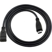 Resim type c usb 3.1 dişi / erkek uzatma kablosu 1m type c usb 3.1 dişi / erkek uzatma kablosu 1m