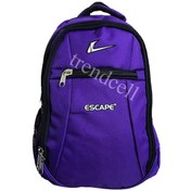 Resim Escape Okul Sırt Çantası 15'' Laptop Notebook Mor Renk 