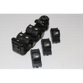 Resim Otobalcı Cıtroen C4 Cam Açma Düğmesi Anahtarı Takımı 2004--2010 