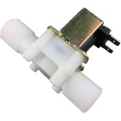 Resim KOSECo 1/2 12 Volt Elektrikli Solenoid Su Ve Hava Valfi Vana 