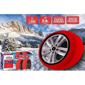 Resim Kar Çorabı Medium Ebat Yeni Nesil Kolay Montaj Zincir Muadili 