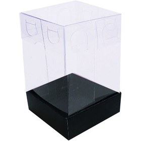 Resim Asetat Kutu Altı Karton 5X5X8 Cm 50 Adet Siyah N11.9261 
