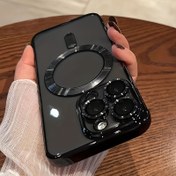 Resim SLuxury Elektro Kaplama Manyetik Kablosuz Şarj Telefon Kılıfı, iPhone 16/15/14/13/12/11 Plus/Pro/Pro/X/Xs Max/Xr için, Darbeye Dayanıklı Koruma, iPhone Kullanıcıları İçin - Teknoloji Severler İçin Harika Hediye 