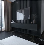 Resim Myniture Home & Living Duvara Monte Tv Sehpası Antrasit S6204-4 