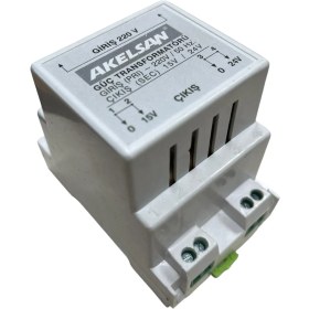Resim Mena Rise AK-311 Zil Trafosu 220V Giriş 15-24V Çıkış – 15W Ray Tipi Trafo | Kapı Zili ve Otomatikleri Için Güç Kaynağı 