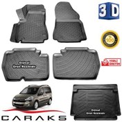 Resim Berlingo 110 Luk 3D Havuzlu Paspas+Bagaj Havuz 2008-2019 Arası N11.13478 