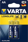 Resim Longlife AA Kalem Pil 1-9385-00 (2 Li Paket) Varta