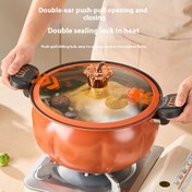 Resim 2 adet Set (Pot + Kapak) Kalınlaştırılmış 8L Dökme Demir Ekstra-Büyük Çorba Tenceresi Kapaklı - Gazlı Ocaklar ile Uyumlu, Elektrik Gerektirmez, Evde Yemek Pişirmesi, Çorbalar ve Haşlamalar için Mükemmel, Çok Fonksiyonlu Mutfak Eşyaları, Dayanıklı Pişirme Tenceresi, Modern Mutfak Eşyaları, Sağlam Yapı, Yüksek Kaliteli Pişirme Tenceresi, Çok Yönlü Pişirme Tenceresi, Profesyonel Şefler, Evde Yemek Pişirenler 
