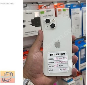 Resim Apple iPhone 13 İkinci El YD | 128 GB | Beyaz 