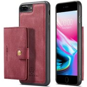 Resim İphone Uyumlu 7 Plus/8 Plus İçin Kılıf Stand Detachable Mıknatıslı Tasarım Kartlık Magsafe 