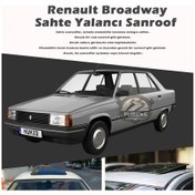 Resim Renault Broadway Parlak Siyah Yalancı Çakma Sahte Sunroof 