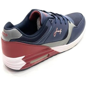 Resim Jump Air Max Navy Burgundy Yürüyüş Koşu Tenis Spor Ayakkabı 