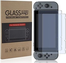 Resim TNP Products Ekran Koruyucu (2 Paket) Nintendo Switch ile çalışır - Şalter için Temperli Cam Ekran Koruyucu Kapak Aksesuarı, 9H Sertlik, Çizilmez, Premium Berraklık, Kabarcıksız Kurulum 