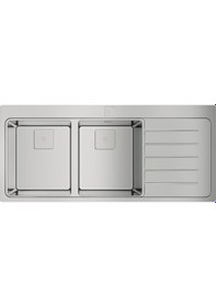 Resim Teka Zenit Rs15 2B 1D Auto Ankastre Pureline Paslanmaz Çelik Eviye - 115160003 