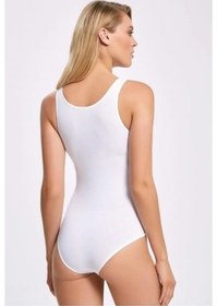 Resim Ilke Kadın Likralı Kançalı Geniş Askılı Body 250/254 - 3 Adet 