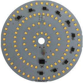 Resim 220 Volt 100 Watt Smd 2835 Ledli Hazır Projektör Ledi Gün Işığı Yuvarlak Pcb Avize Ledi 
