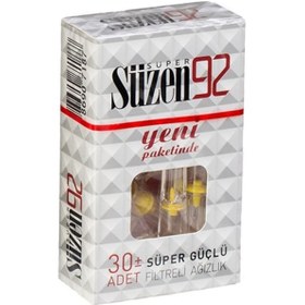 Resim Süzen92 Süper Güçlü Filtreli Ağızlık 30'lu x 4 Paket 