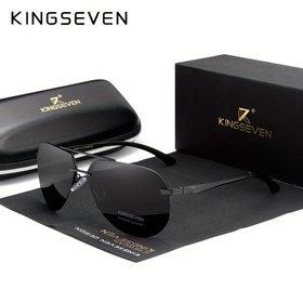 Resim KINGSEVEN Polarize Edilmiş Çerçevesiz Gözlükler - Alüminyum Çerçeve, Erkekler ve Kadınlar İçin 