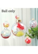 Resim Yulong Reedark Şeffaf Doldurulabilir Süs Topu - 6cm Dıy Parti 