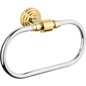 Resim Saray Banyo Pirinç Daire Havluluk Plus Altın Krom 