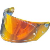 Resim Yunboo Ls2 Ff353/320/328/800 Kasklarına Uygun Gün-gece Kullanım Şeffaf Aydınlatmalı Auror Kırmızı Cam Gözlükü 