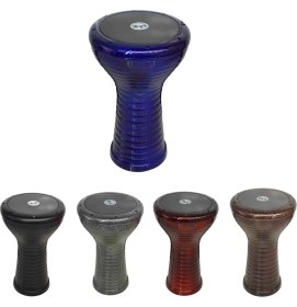 Resim Döküm Darbuka Desenli Mavi Dddbl 