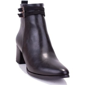 Resim Dagoster Dza07-928565 Siyah Klasik Topuklu Kadın Bot 001 