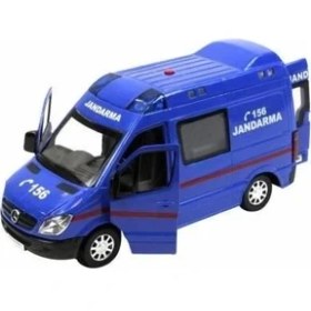 Resim Vardem Sesli Işıklı Çek Bırak Metal Jandarma - 588B-JANDARMA 