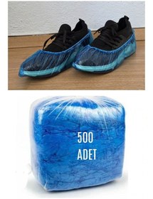 Resim Geneloem Çift Lastikli Kalın Tip Galoş Mavi 500'lü 