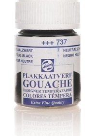 Resim Talens Guaj Boya 737 Neutral Black 