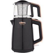 Resim Stilevs Çays CM-37 Cam Çay Makinesi 