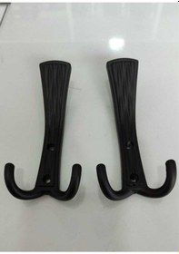 Resim Troy Portmanto Vestiyer Duvar Dolap Elbise Askısı Siyah Metal Mobilya Kapı Askılığı Askılık 5 Adet Siyah 