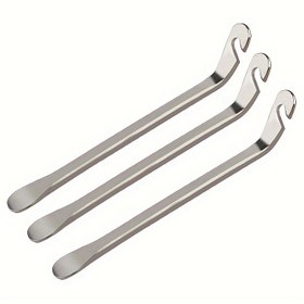 Resim 3 Adet Dayanıklı Metal Bisiklet Lastik Kaldırıcıları - Kolay Lastik Değiştirme için Dış Mekan Bisiklet Aracı 