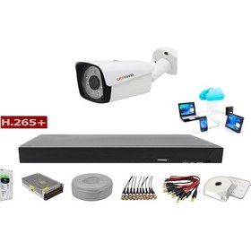 Resim 1'Li Cenova 2Mp Ahd Full Set+Harddisk Güvenlik Kamerası 