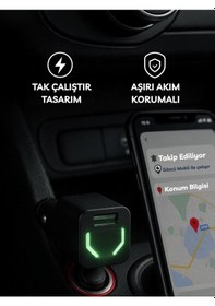 Resim Gözcü Mobil Çakmaklık Araç Takip Cihazı Geofence Araç Takip Sistemi Anlık Konum Geçmişe Dönük Konum 