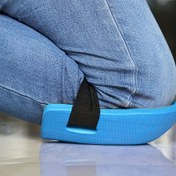 Resim 2 Adet Ayarlanabilir Kayışlı Rahat Köpük Dizlik Pedleri - Mavi & Siyah, Bahçecilik, Temizlik ve Spor Aktiviteleri için İdeal, Sert Yüzeylerden Dizleri Korur, Bahçe İşleri İçin Dizlikler, Yüzey Koruma Ekipmanı, Güvenli Uyum Tasarımı, Dayanıklı Diz Kapağı, Yastıklı Konfor 