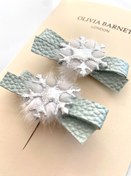 Resim Icy Mint Pom Hair Clips 