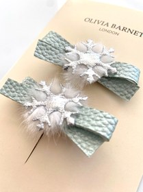 Resim Icy Mint Pom Hair Clips 