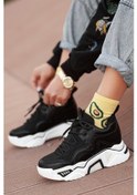 Resim Khayt Alice Fashion Hafif Kadın Spor Ayakkabı Siyah 