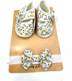 Resim Defne Bebek Patik Bandana Seti 