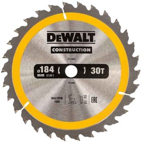 Resim Dewalt 184 Mm 30 Diş Ahşap Daire Testere Bıçağı - Dt1940 