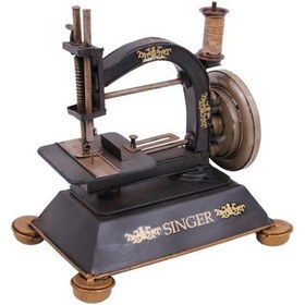 Resim Dekoratif Metal Dikiş Makinesi Kumbara 304B-1160 