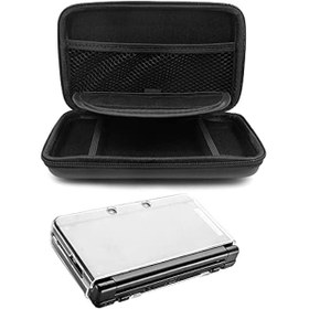 Resim AFUNTA Protective Carrying Case for Nintendo NEW 3DS XL, with Hard Cover and 2 pcs Screen Protectors, Hard Shell Travel Bag, Protective Films for Top and Bottom Screen 