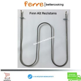 Resim Ferre Uyumlu Ankastre Fırın Alt Rezistans Isıtıcı Pişirici Reziztans Tel - 412196745 