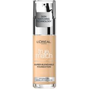 Resim Loreal Paris True Match Foundation - Mat Föndöten No: 1.5N Linen 