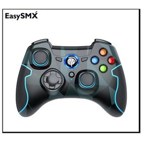 Resim Ps3, Pc Windows, Android Tv Kutusu, Turbo Titreşimli Joystick, Tak Ve Çalıştır Kontrollü Gamepad İçin Easysmx Kablosuz Oyun Kumandası 