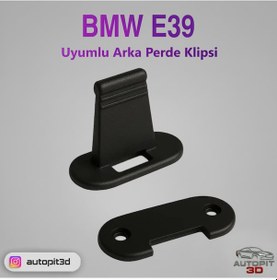 Resim Autopit 3d Bmw E39 Uyumlu Arka Perde Klipsi Bmw E39 
