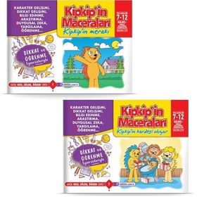 Resim Dikkati Güçlendiren Hikaye Seti-Kip Kip'in Maceraları Kutulu Set 7-12 Yaş - 10 Kitap Takım - Osman Abalı - Adeda 
