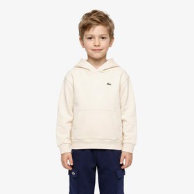 Resim Lacoste Regular Fit Çocuk Krem Sweatshirt 