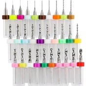 Resim Dadata 30PCS Pcb Matkap Bitleri Seti 0 1mm-3 0mm 1/8 Inç Şeyh Spiral Flüt Cnc Yönlendirici Bitleri Baskı Devresi Kart Cnc Gravür Için (Yurt Dışından) 